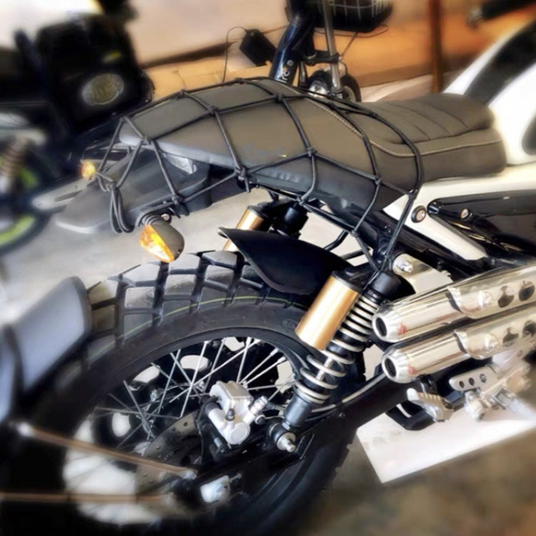 Motorcycle Rubber Fix Net with 6 Plastic Hooks, Size:40Ã—40cm