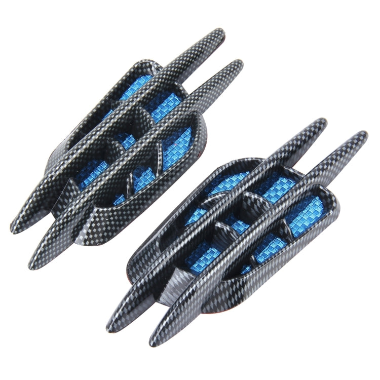 2 PCS Car Plastic Decorative Sticker, Size: 12.5 x 4.5cm