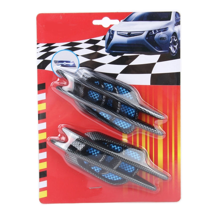 2 PCS Car Plastic Decorative Sticker, Size: 12.5 x 4.5cm