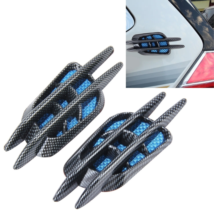 2 PCS Car Plastic Decorative Sticker, Size: 12.5 x 4.5cm
