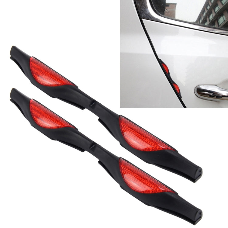 2 PCS PUC Car Auto Protection Anti-scratch Door Guard Warning Sticker