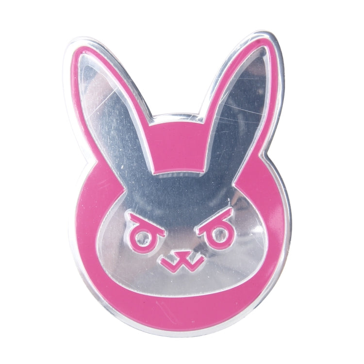 Rabbit Style Car Metal Decorative Sticker, Size: 9.0 x 7.0cm