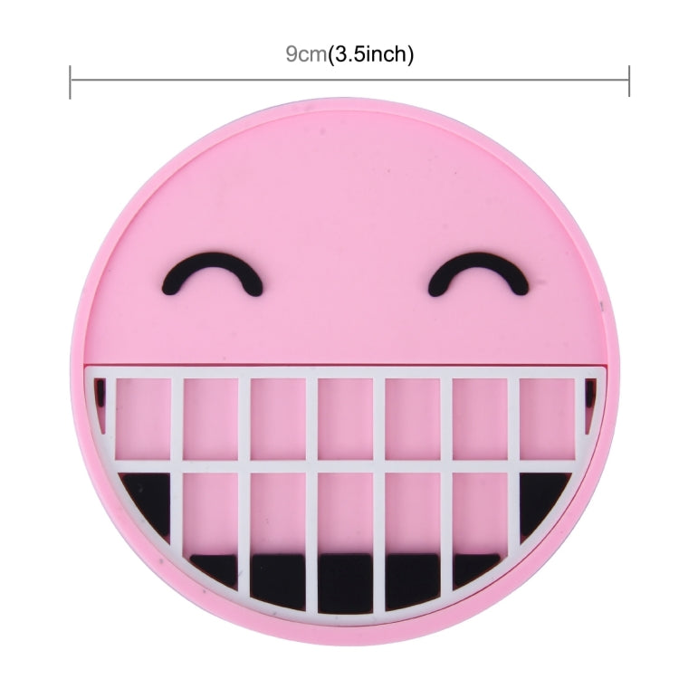 Car Auto Rubber Smiling Face Shape Parking Sign Card