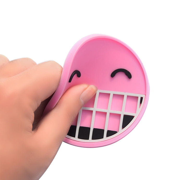 Car Auto Rubber Smiling Face Shape Parking Sign Card