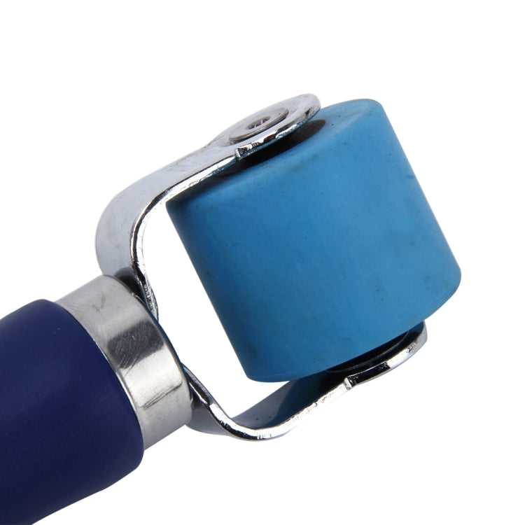 Car Auto Body Surface Window Wrapping Film Blue Rubber Roller Scraper Sticker Tool Black with Dark Blue Wrapping Rubber Handle