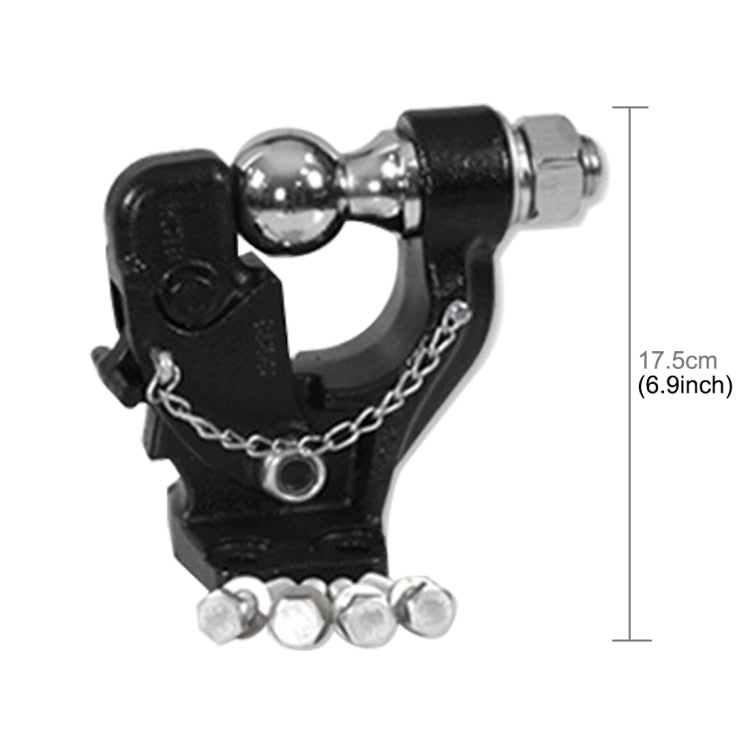 Car Auto Tiger Head Shape Aluminum Alloy Rear Tow Towing Hook for Harvard H9 Land Cruise