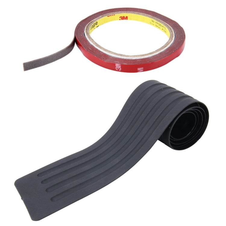 Car Trunk Unversal Tail Box Entrance Rubber Anti-slippery Cushion Mat with Sticker, Size: 90Ã—8cm