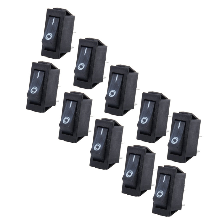 10 PCS Car Auto Universal DIY 2 Pin Boat Cap OFF- ON Push Button