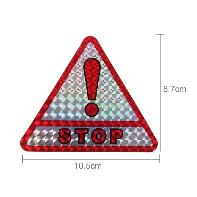 Auto Plastic Tail-crash-proof Car Sticker with Two PCS