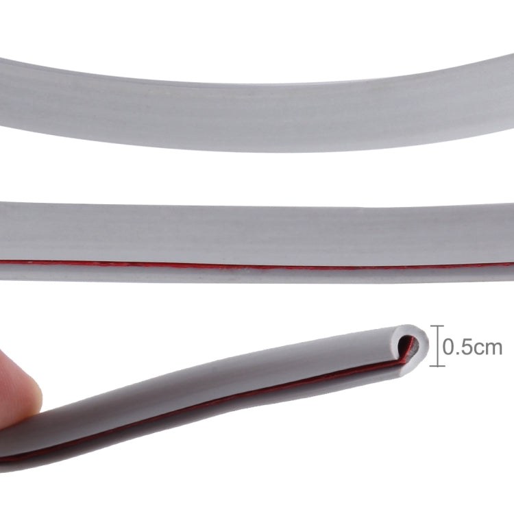 5m Car Decorative Strip PVC Chrome Decoration Strip Door Seal Window Seal