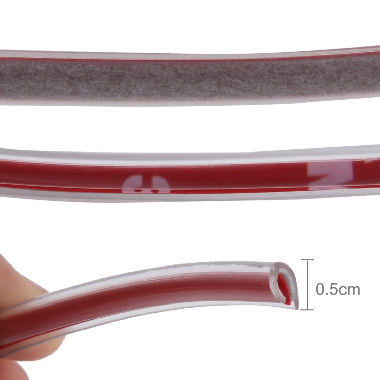 5m Car Decorative Strip PVC Chrome Decoration Strip Door Seal Window Seal