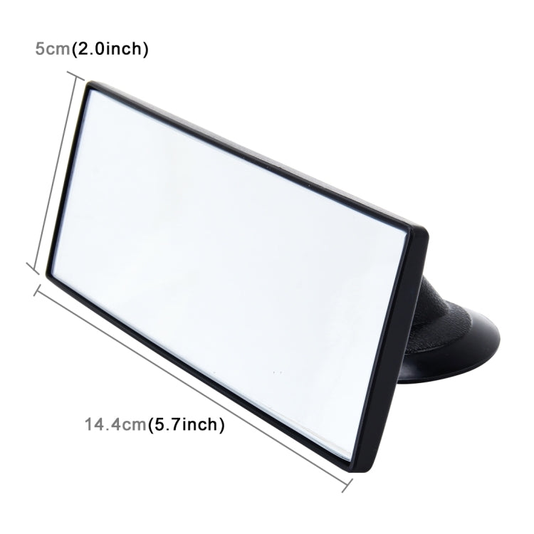 3R 3R-125 Car Auto 360 Degree Adjustable Interior Windshield Blind Spot Mirror with Two Sucking Cup Holder