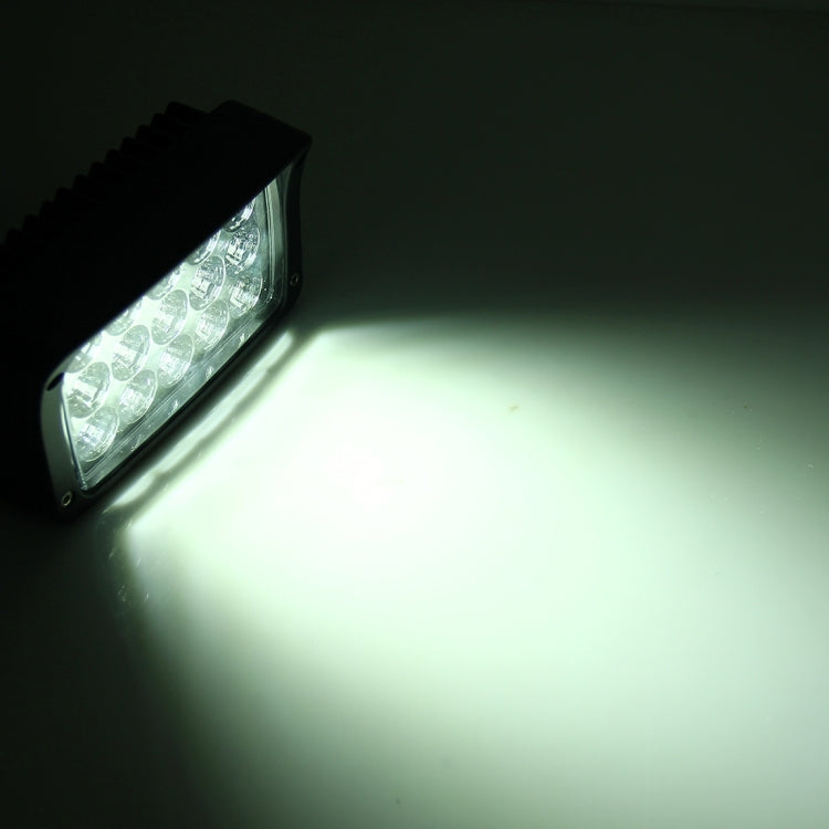 DC 10-60V 45W 2500LM 6000K Waterproof Vehicle Car Boat Marine External Work Lights Emergency Lights 30 Degrees Adjustable Spot Light LED Car Bulbs with 15 Intense Wafer Lights (White Light)