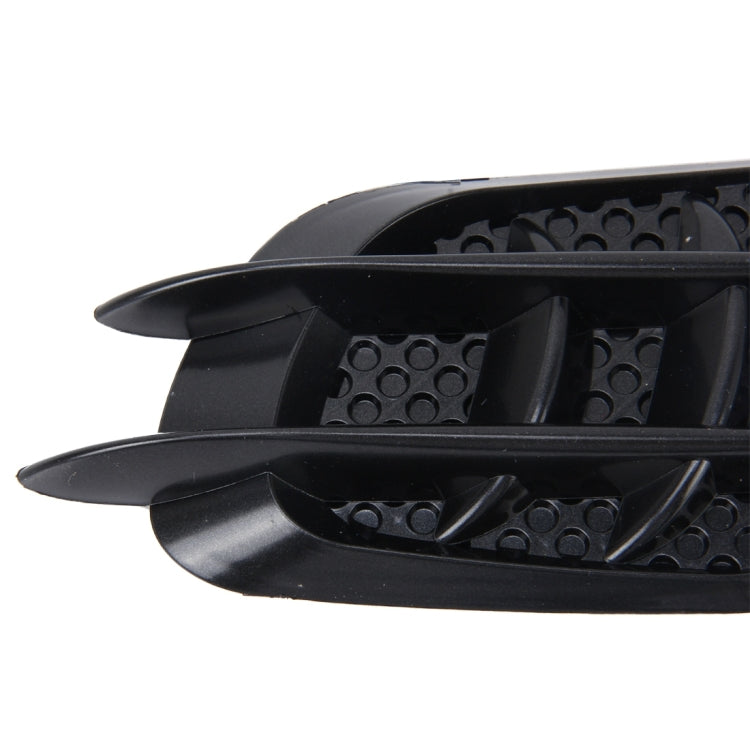 OUSHIBA OB-514 2 PCS JDM Style Car Decorative Air Flow Intake Turbo Bonnet Hood Side Vent Grille Cover Sticker