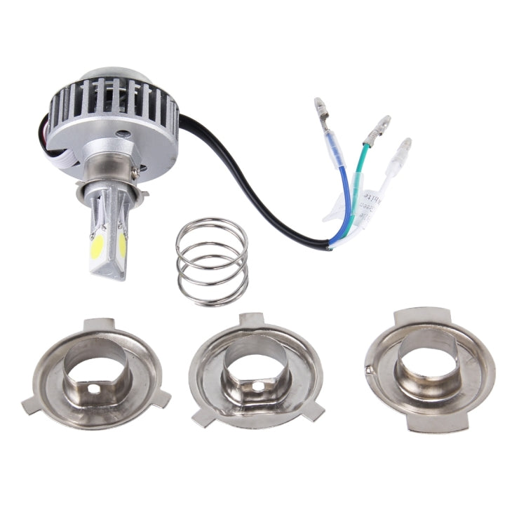 25W 2500 LM 6000K Motorcycle Headlight with 3 LED Lamps, DC 6-36V (White Light)