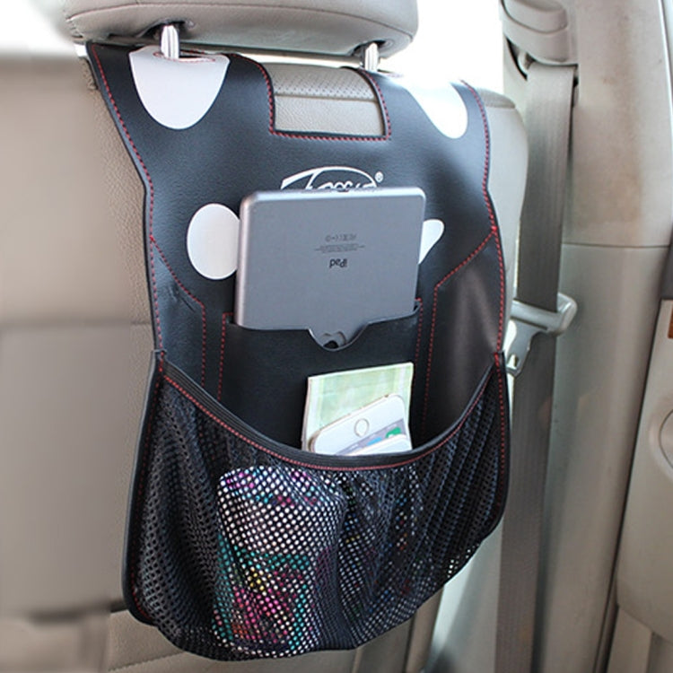 Cartoon Style Car Seat Back Organizer Car Seat Hanging Bag Storage for Snacks Drinks Books ipad and Phone