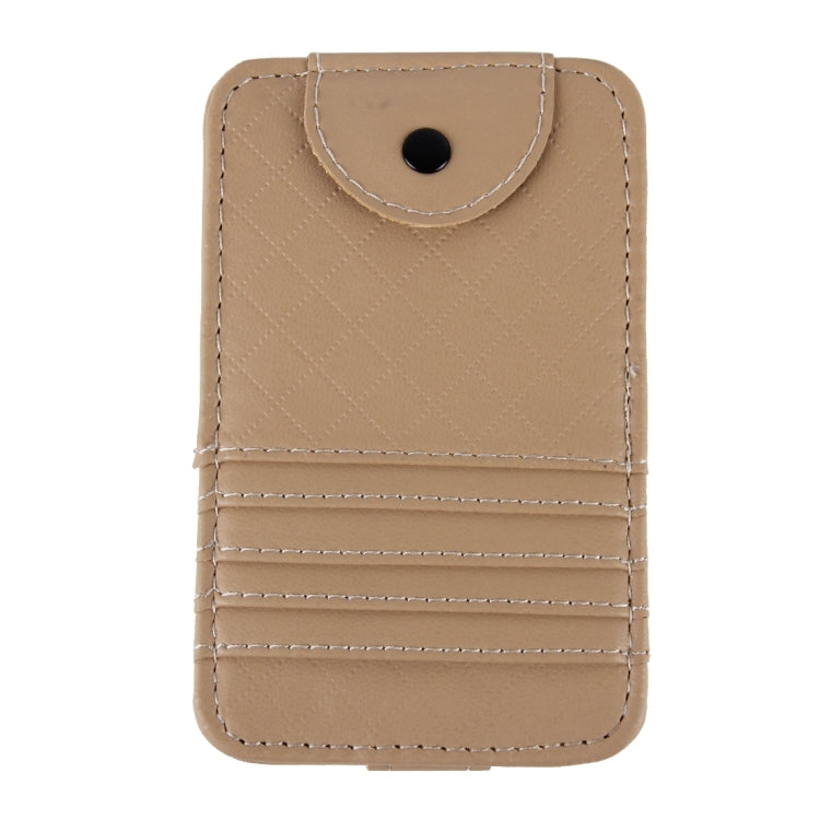 FUDAOCHE Multi-functional Auto Car Sun Visor Sunglasses Holder Card CD Storage Holder Pouch Bag