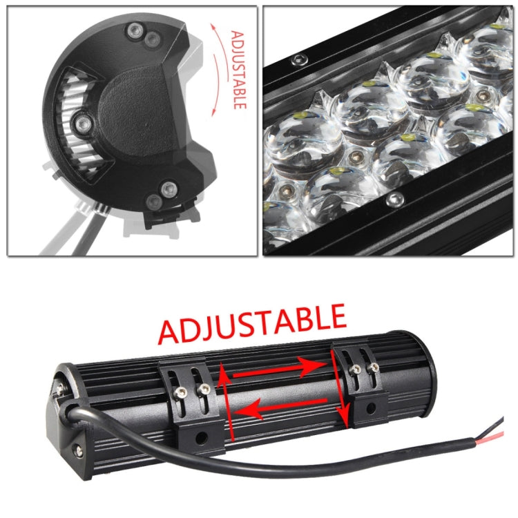 DC 10-30V 210W 21000LM 6000K Waterproof IP68 Vehicle Car Boat Marine External 5D Optical Work Lights Emergency Lights Adjustable 10 Degree Spot Light LED Car Bulbs with 42 Intense CREE Lights (White Light)