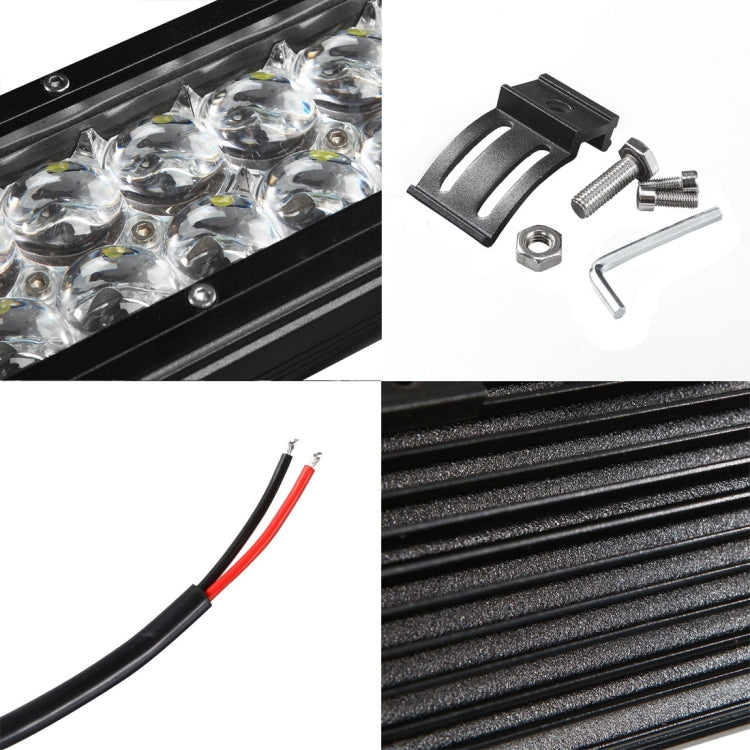 DC 10-30V 120W 12000LM 6000K Waterproof IP68 Vehicle Car Boat Marine External 5D Optical Work Lights Emergency Lights Adjustable 10 DegreeSpot Light LED Car Bulbs with 24 Intense CREE Lights(White Light)