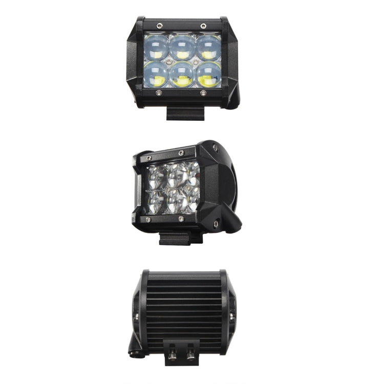 DC 10-30V 30W 3000LM 6000K Waterproof IP68 Vehicle Car Boat Marine External 5D Optical Work Lights Emergency Lights 10 Degrees Adjustable Spot Light LED Car Bulbs with 6 Intense CREE Lights (White Light)