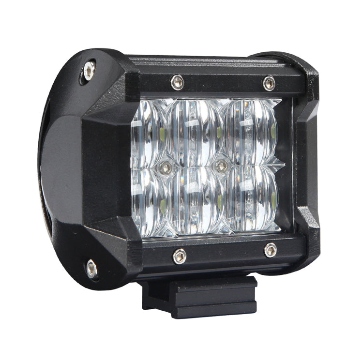 DC 10-30V 30W 3000LM 6000K Waterproof IP68 Vehicle Car Boat Marine External 5D Optical Work Lights Emergency Lights 40 Degrees Adjustable Flood Light LED Car Bulbs with 6 Intense CREE Lights(White Light)