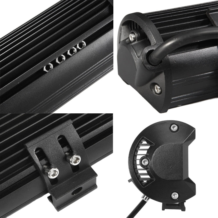 DC 10-30V 30W 3000LM 6000K Waterproof IP68 Vehicle Car Boat Marine External 5D Optical Work Lights Emergency Lights 40 Degrees Adjustable Flood Light LED Car Bulbs with 6 Intense CREE Lights(White Light)