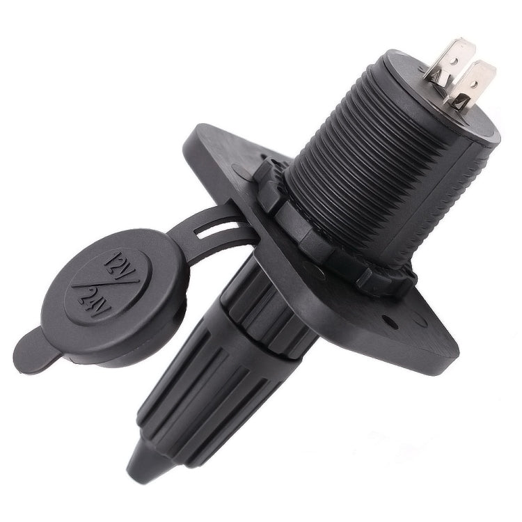 Power Plug Socket 12V/24V Car Refrigerator Special Socket with a Fixed Piece for RV SUV Boats