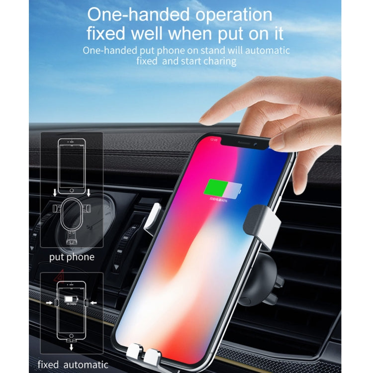 BQ001 10W Car QC 3.0 Fast Charging Wireless Charger