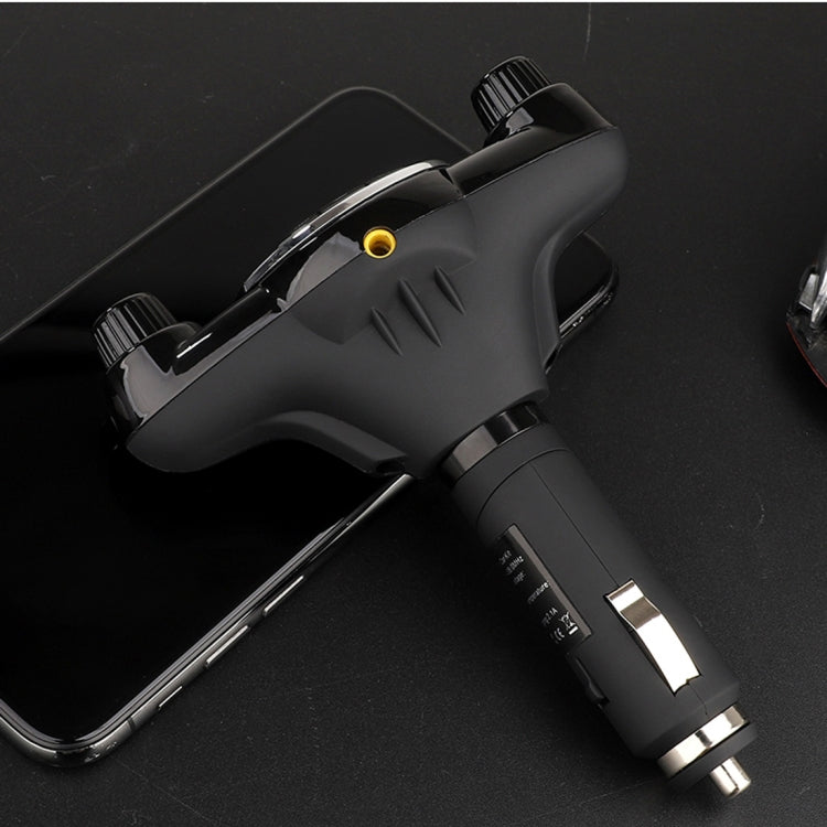 BT08 USB Charging Smart Bluetooth FM Transmitter MP3 Music Player Car Kit, Support Hands-Free Call  & TF Card & U Disk