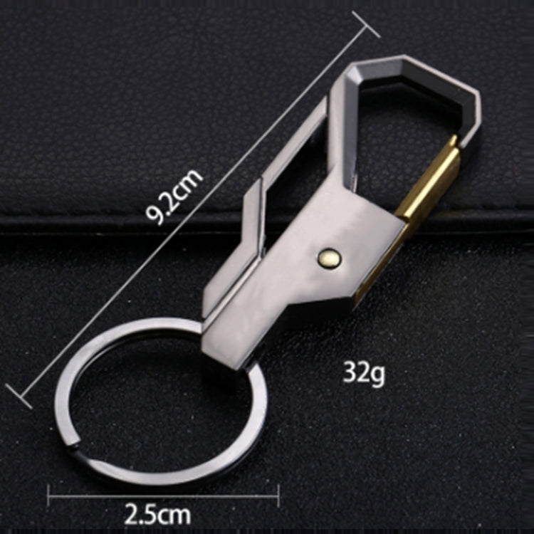 10 PCS Metal Keychain Men Car Creative Pendant, Random Color Delivery