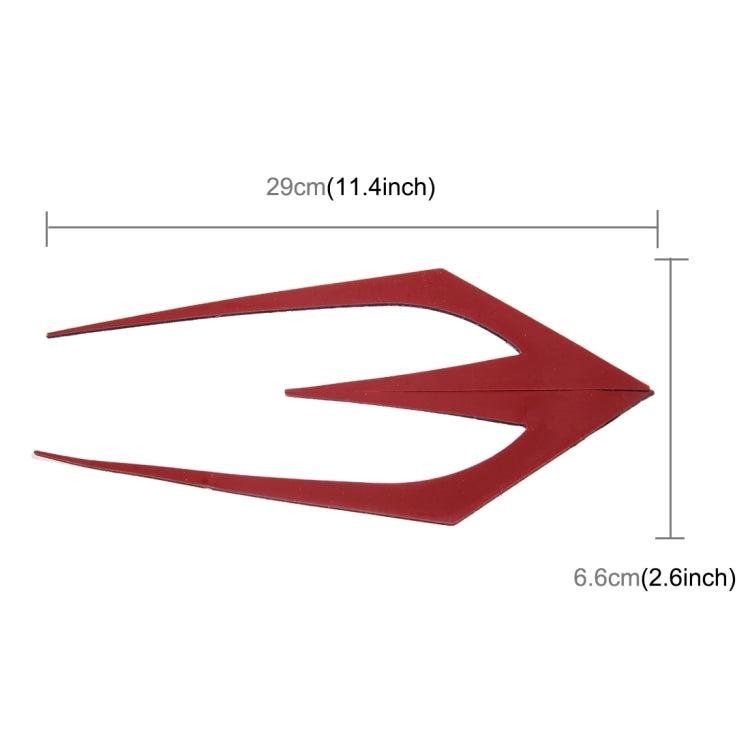2 PCS Car Shark Gills Style Side Air Intake Flow Vent Fender Decorative Stickers Cover
