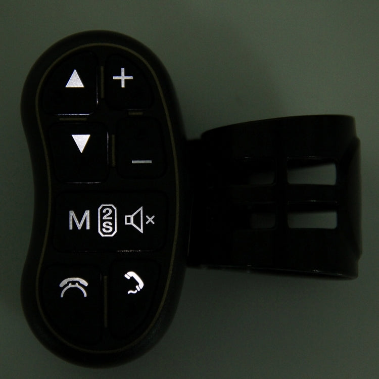 Car Automobile Universal Wireless Bluetooth Multi-functional Steering Button with Background Lighting for Most DVD/GPS Navigation