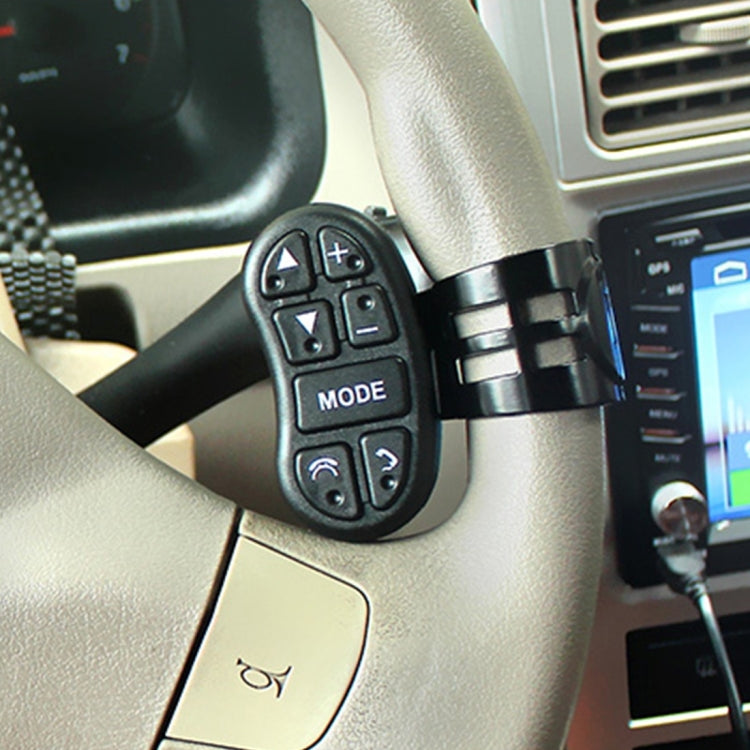 Car Automobile Universal Wireless Bluetooth Multi-functional Steering Button with Background Lighting for Most DVD/GPS Navigation