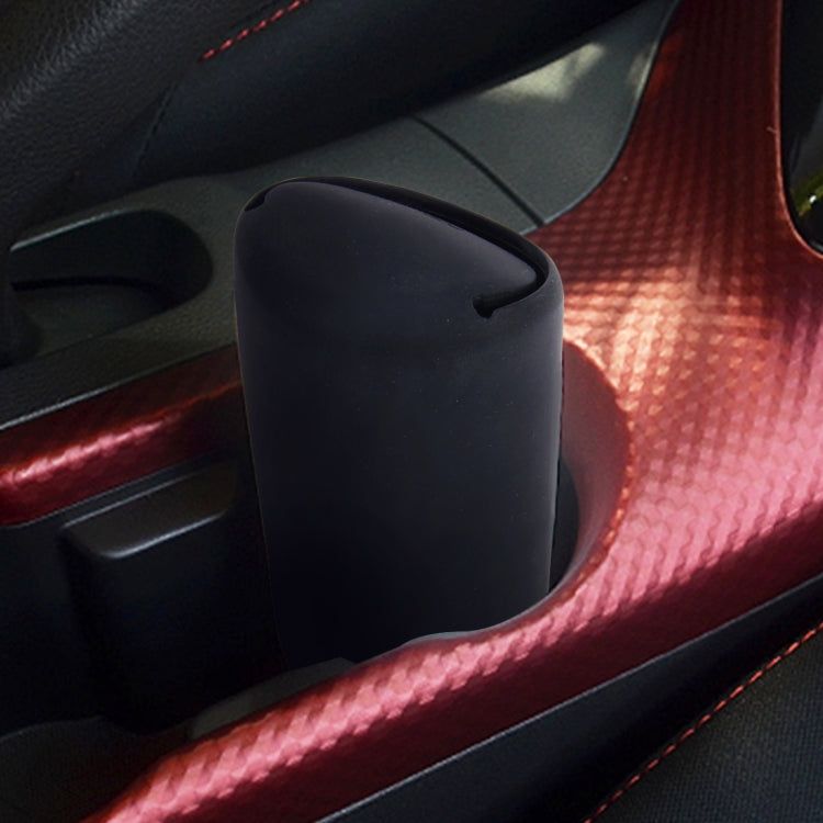 3R Universal Portable Car Auto Rubber Mini Trash Rubbish Bin Storage Can