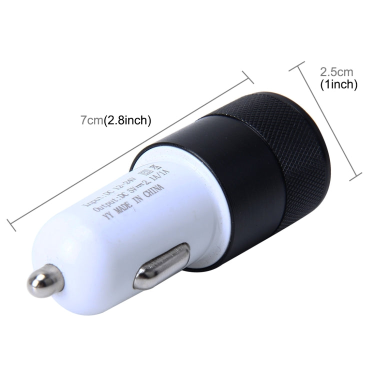 10 PCS Car Auto 5V Dual USB 2.1A/1A Cigarette Lighter Adapter for Most Phones