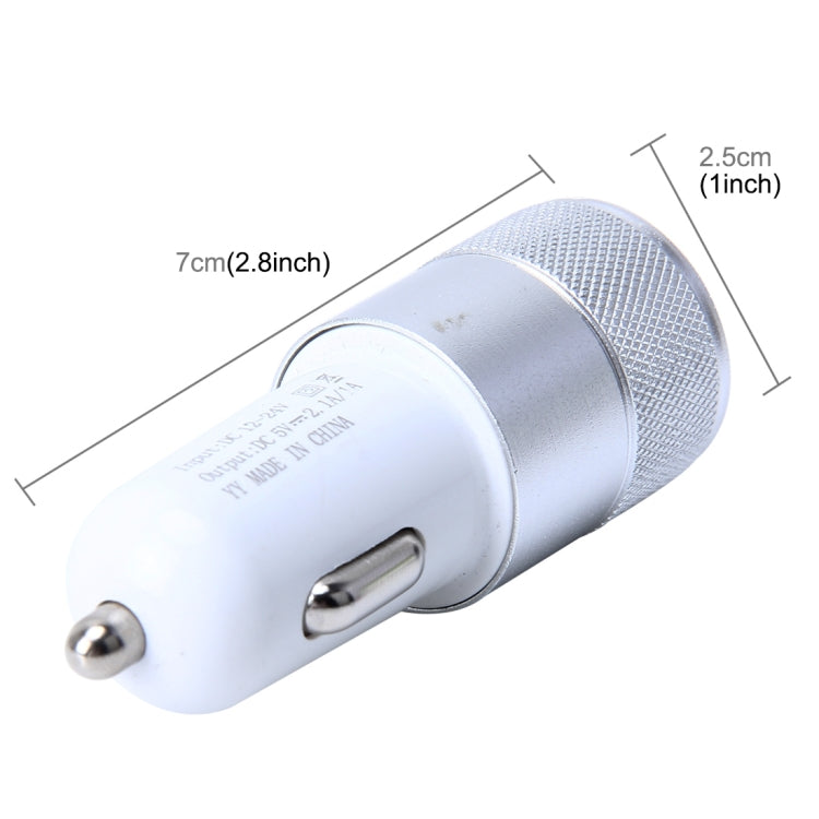 10 PCS Car Auto 5V Dual USB 2.1A/1A Cigarette Lighter Adapter for Most Phones