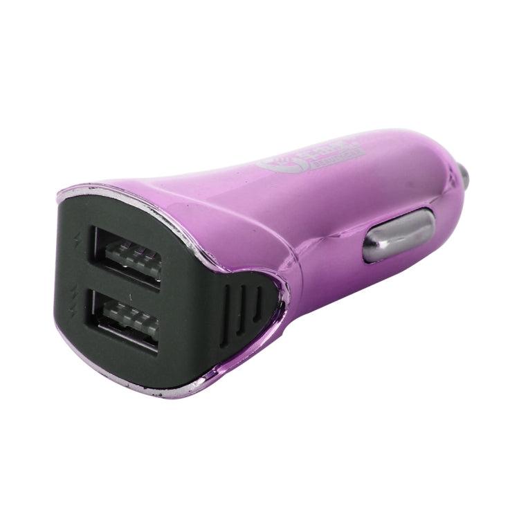 Car Auto 5V Dual USB 2.1A/1A Cigarette Lighter Adapter for Most Phones
