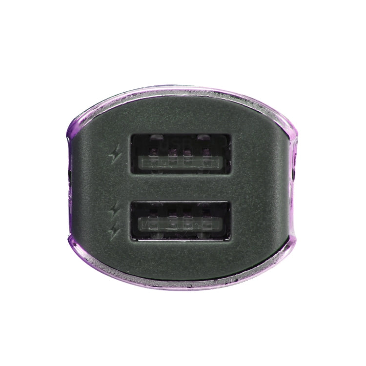 Car Auto 5V Dual USB 2.1A/1A Cigarette Lighter Adapter for Most Phones