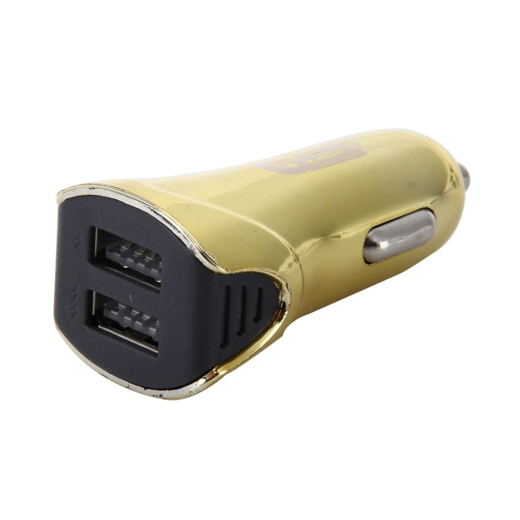 Car Auto 5V Dual USB 2.1A/1A Cigarette Lighter Adapter for Most Phones