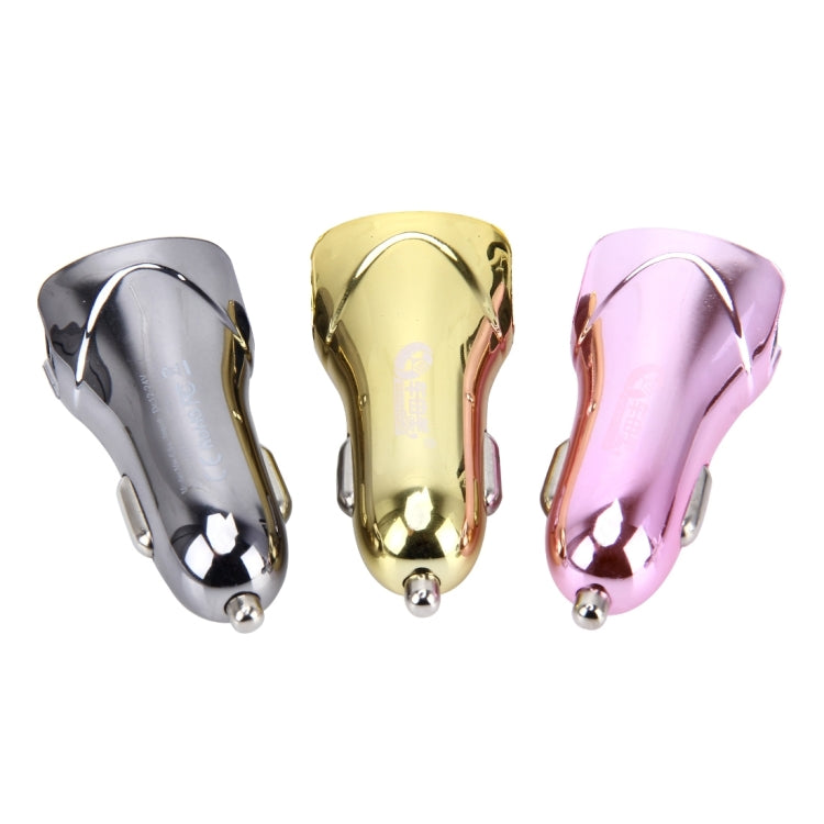 Car Auto 5V Dual USB 2.1A/1A Cigarette Lighter Adapter for Most Phones