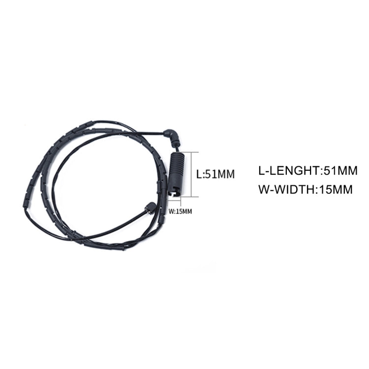 2 PCS Car Front Rear Brake Pad Sensor Cable 34351164371 34351164372 for BMW 3 Series E46 1998-2007