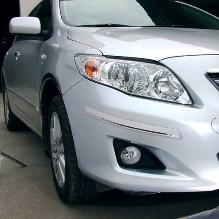 4 PCS Universal Car Auto Rubber Front Rear Body Bumper Guard Protector Strip Sticker