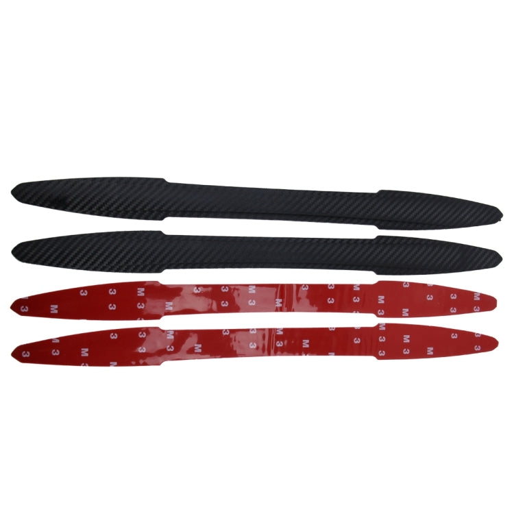 2 PCS TM-216 Universal Dual Arrow Shape Car Auto Rubber Body Bumper Guard Protector Strip Sticker