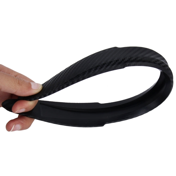 2 PCS TM-216 Universal Dual Arrow Shape Car Auto Rubber Body Bumper Guard Protector Strip Sticker