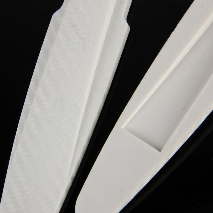 2 PCS TM-216 Universal Dual Arrow Shape Car Auto Rubber Body Bumper Guard Protector Strip Sticker