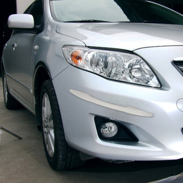 2 PCS TM-216 Universal Dual Arrow Shape Car Auto Rubber Body Bumper Guard Protector Strip Sticker