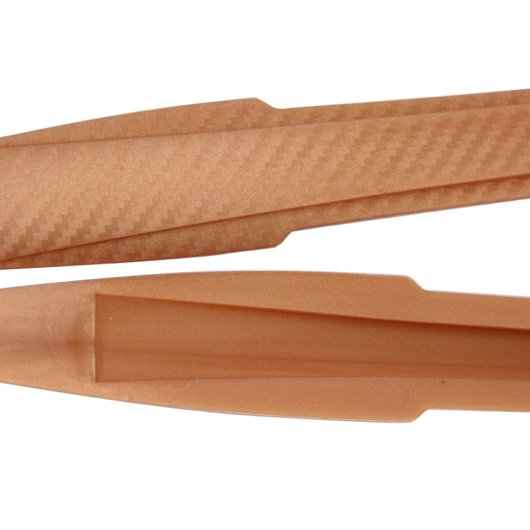 2 PCS TM-216 Universal Dual Arrow Shape Car Auto Rubber Body Bumper Guard Protector Strip Sticker