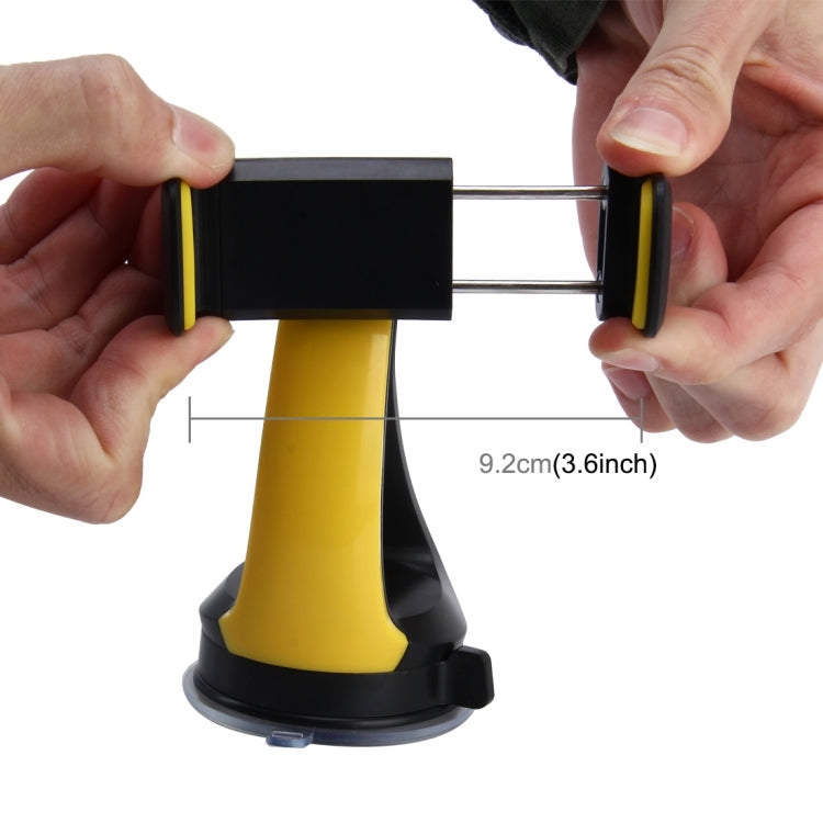 Car Auto Universal Dashboard Double Layer PU Base Phone Mount Holder, For iPhone, Galaxy, Huawei, Xiaomi, Sony, LG, HTC, Google and other Smartphones  and GPS Length between 3.0inch and 3.6inch