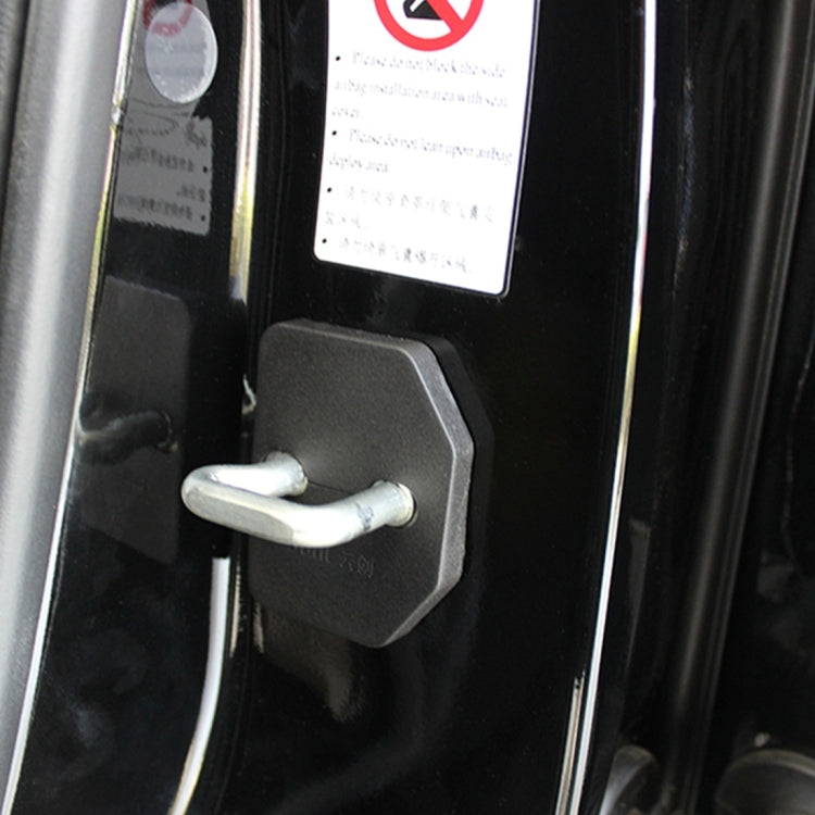 4 PCS Car Door Lock Buckle Decorated Rust Guard Protection Cover for SKOD Octavia 2015 Version Classic Octavia