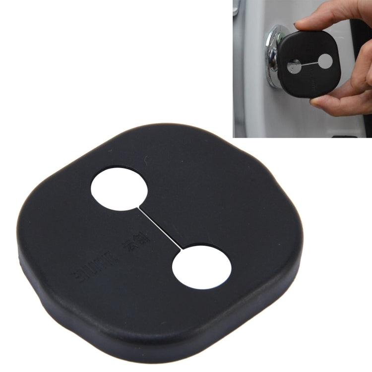 4 PCS Car Door Lock Buckle Decorated Rust Guard Protection Cover for Kia Borrego Cadenza SHUMA K5 Sorento K3 Gyrn VQ